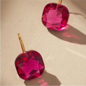 New! Anthropologie Floating Crystal Drop Earrings NWOT